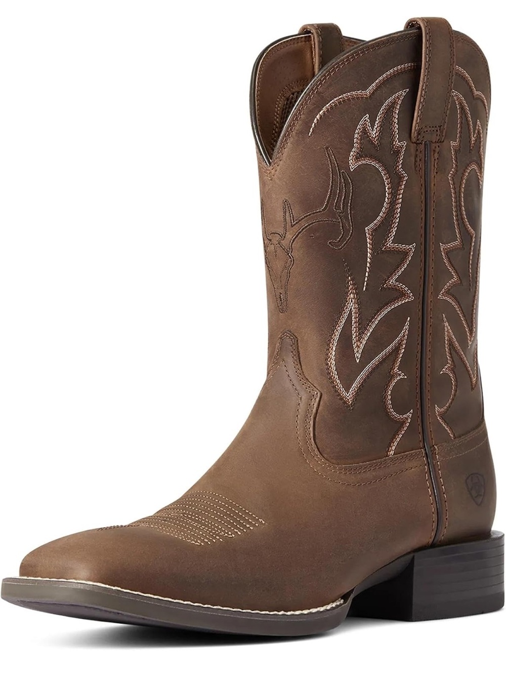 Ariat Brown Leather Western Cowboy Boots